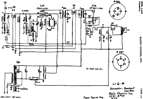 L6W ; Radio Chassis Inc. (ID = 364636) Radio