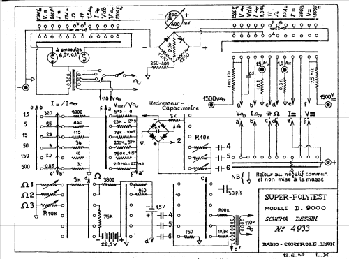 Super-Polytest D9000; Radio-Contrôle; Lyon (ID = 984427) Ausrüstung