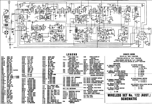 Wireless Set No. 122 WS122; Radio Corp.Pty., (ID = 1702773) Mil TRX