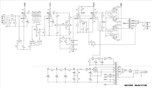 Matamp GT100; Radio Craft Hudds. (ID = 1765144) Ampl/Mixer