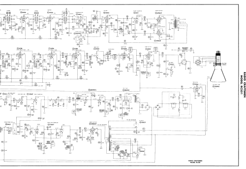 RC-201 B/W Television; Radio Craftsmen Inc. (ID = 2979192) Television