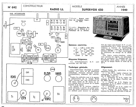 Supervox 650A; Radio L.L. Lucien (ID = 1204717) Radio