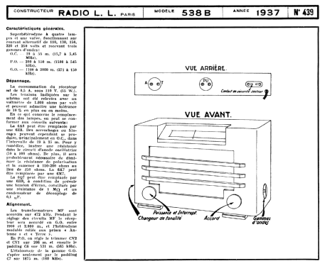 Synchrovox 538B Ch= 3857; Radio L.L. Lucien (ID = 2499684) Radio