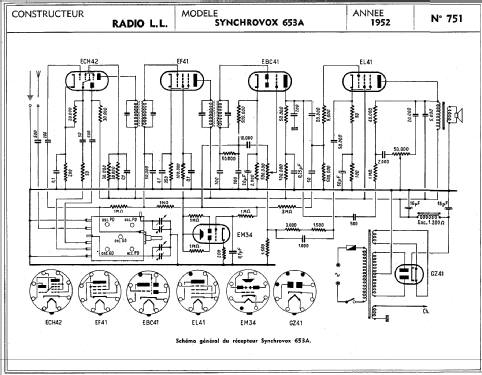 Synchrovox 653A; Radio L.L. Lucien (ID = 307782) Radio