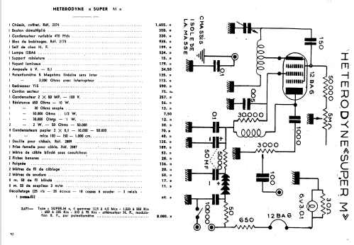 Hétérodyne Super M; Radio-MJ M.-J.; (ID = 1871677) Equipment