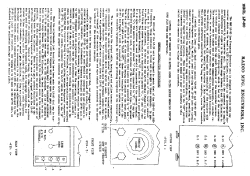 Low Frequency Converter LF-90; Radio Mfg. Engineers (ID = 770895) Converter