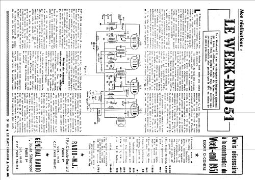 Week-End 51; Radio-MJ M.-J.; (ID = 2557430) Radio