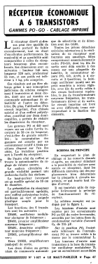 Récepteur économique à 6 transistors ; Radio-Prim; Paris (ID = 2732165) Radio