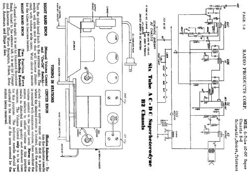 6-Tube AC-DC Super Ch= B2; RPC R.P.C. Radio (ID = 408057) Radio