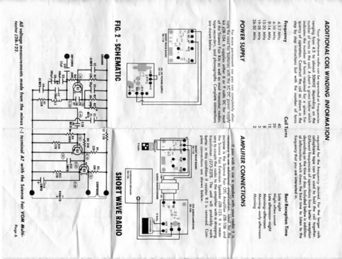 Science Fair Three Transistor Shortwave Radio 28-110; Radio Shack Tandy, (ID = 2639698) Bausatz