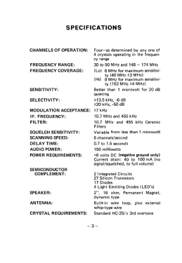 Pocket-Scan PRO-6 Cat. No. 20-171; Radio Shack Tandy, (ID = 3119437) Amateur-R