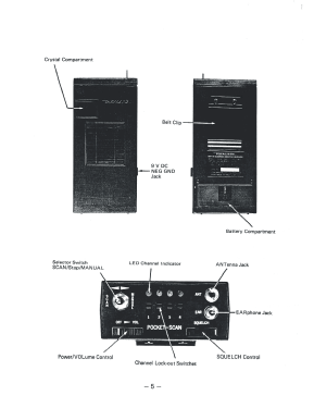 Pocket-Scan PRO-4 Cat. No. 20-168; Radio Shack Tandy, (ID = 3119075) Amateur-R