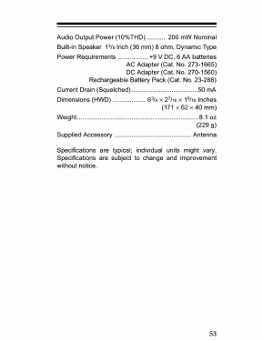 Pro-70 Cat. No. 20-310; Radio Shack Tandy, (ID = 3123700) Amateur-R