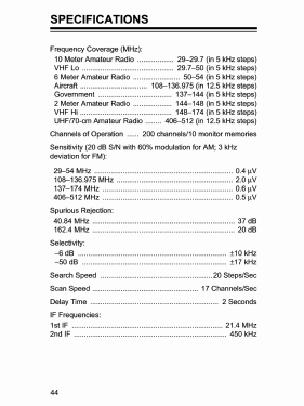 Pro-76 Cat. No. 20-313; Radio Shack Tandy, (ID = 3124487) Amateur-R