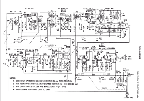 Realistic 12-683; Radio Shack Tandy, (ID = 681593) Radio