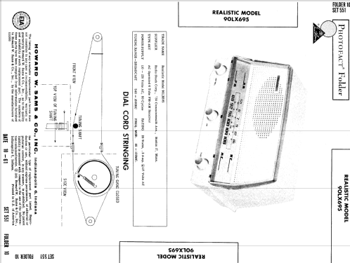 Realistic 90LX695; Radio Shack Tandy, (ID = 533290) Radio