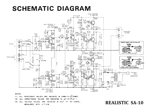 SA-10 Cat. No.= 31-1982 ; Radio Shack Tandy, (ID = 2020029) Ampl/Mixer