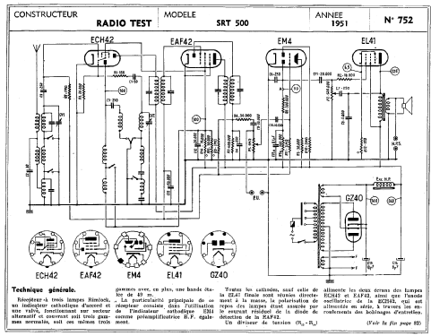 SRT500; Radio Test; Paris (ID = 307791) Radio