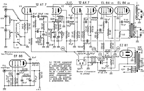 Amplificateur Hi-Fi TR 229; Radio Voltaire; (ID = 2215813) Ampl/Mixer