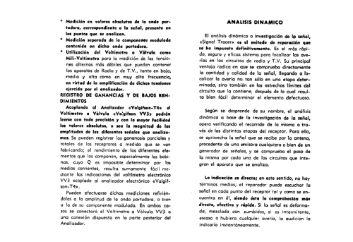 Analizador Electrónico - Signal Tracer - Valgifson T-4; Radio Watt Valgifson (ID = 2534771) Equipment