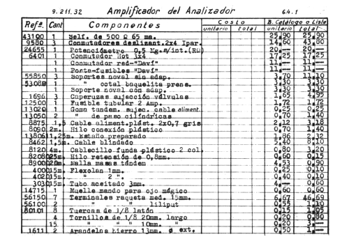 Analizador Electrónico - Signal Tracer - Valgifson T-4; Radio Watt Valgifson (ID = 2534774) Equipment