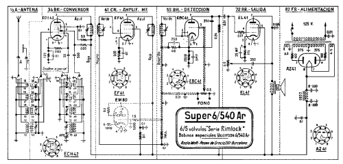 Super 6/540-Ar; Radio Watt Valgifson (ID = 1885033) Radio