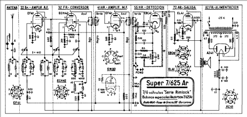 Super 7/625-Ar; Radio Watt Valgifson (ID = 1885045) Radio