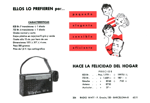Super 823-Bt Valgifson; Radio Watt Valgifson (ID = 1887209) Radio