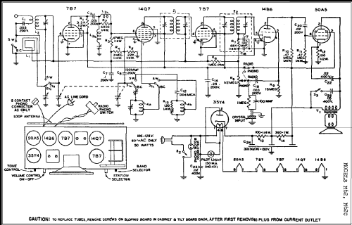 Automatic Phono-Radio M-62C ; Radio Wire (ID = 273187) Radio