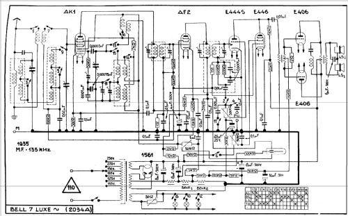 Radiobell 7 Luxe ; Bell Telephone Mfg. (ID = 148308) Radio