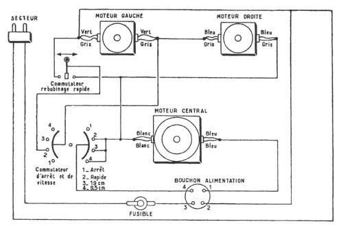 Magnétophone 1956; Radiobois; Paris (ID = 494052) R-Player