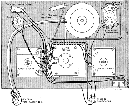 Magnétophone 1956; Radiobois; Paris (ID = 494054) R-Player