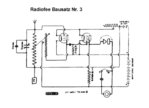 Bausätze ; Radiofee, Ernst (ID = 58356) Radio