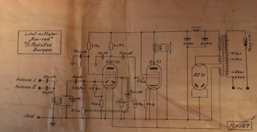 Lokalmottaker 'Kon-rad' A-187; Radiofon- (ID = 2598271) Radio