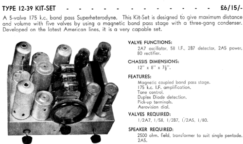Band Pass 5 12-39; Radiokes; Sydney (ID = 1790309) Kit