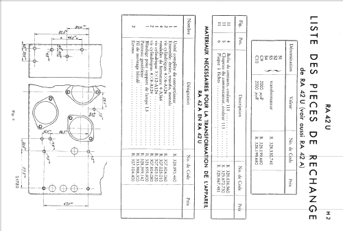 RA42U; Radiola marque (ID = 2527478) Radio