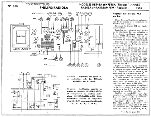 RA565 AM/FM ; Radiola marque (ID = 2127886) Radio