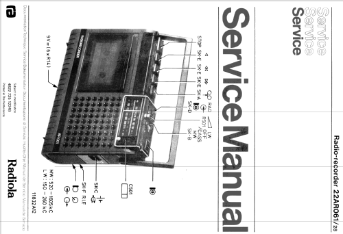 22AR061; Radiola marque (ID = 549339) Radio