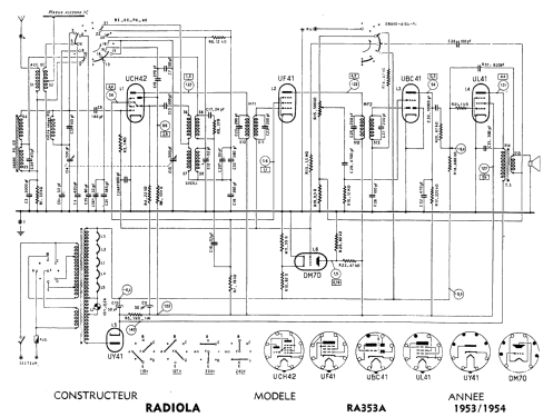 RA353A; Radiola marque (ID = 1254043) Radio