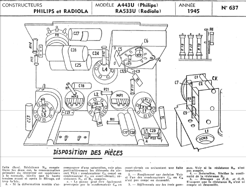 RA533U; Radiola marque (ID = 644204) Radio