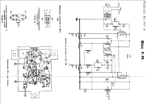 RA567A AM/FM; Radiola marque (ID = 366463) Radio