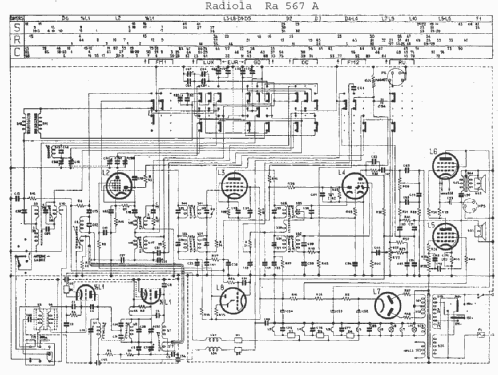 RA567A AM/FM; Radiola marque (ID = 366715) Radio