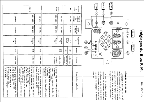 RA567A AM/FM; Radiola marque (ID = 366719) Radio