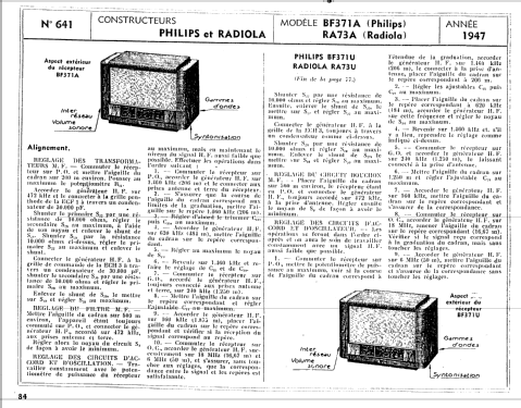 RA73A; Radiola marque (ID = 87553) Radio