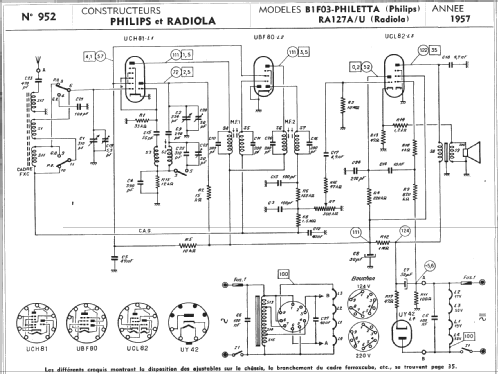 Radiolo RA127A; Radiola marque (ID = 287218) Radio