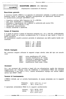 Receiver AR8510; Radiomarine (ID = 2796769) Mil Re