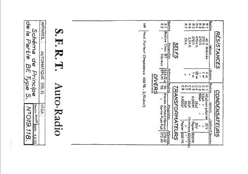 A2S; Radiomatic, S.F.R.T. (ID = 1558730) Car Radio