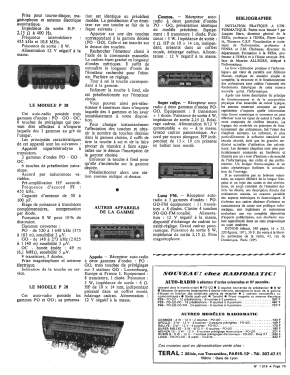 P28; Radiomatic, S.F.R.T. (ID = 3024725) Car Radio