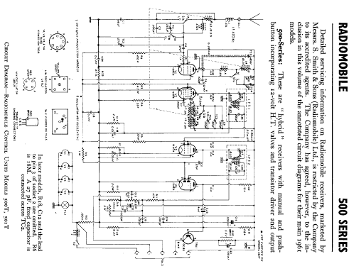 500T ; Radiomobile Ltd., (ID = 427142) Car Radio