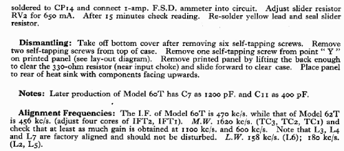 60T ; Radiomobile Ltd., (ID = 727911) Car Radio